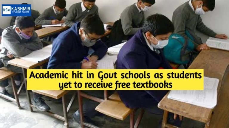 Academic hit in Govt schools as students yet to receive free textbooks