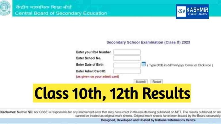 Class 10th, 12th Result 2023 declared, merit list, marksheet, pass percentage, topper list