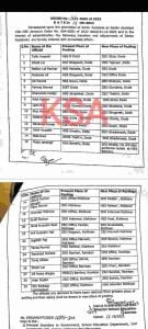 Transfers and postings of ZEOs, read order here