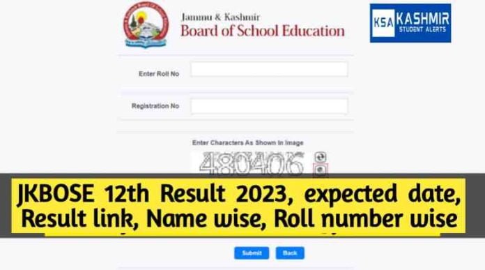 JKBOSE 12th Result 2023