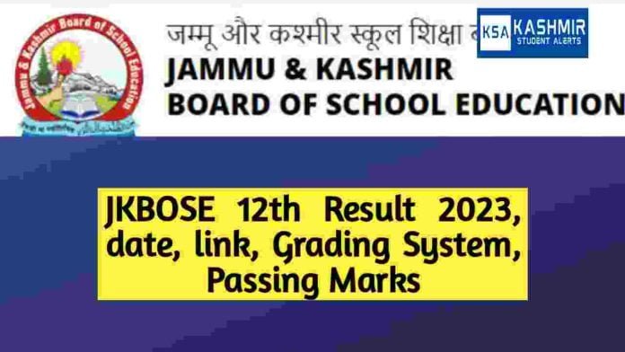 JKBOSE 12th Result 2023