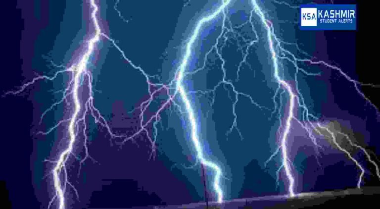 Couple among 4 killed in cloudburst, lightning incidents in Kashmir