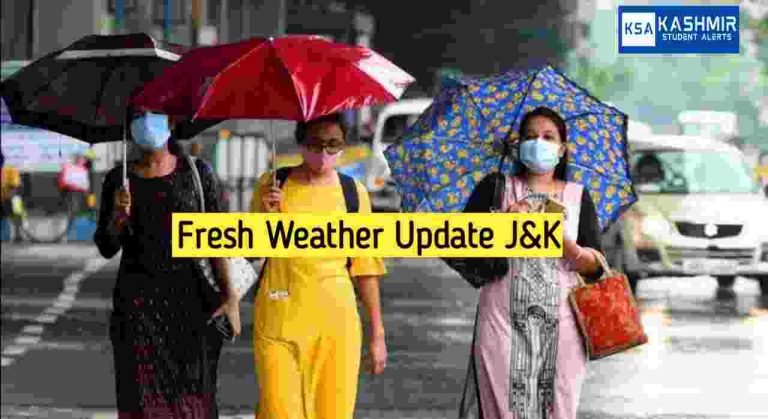 Weather Update Jammu & Kashmir for upcoming days (June 13-21)
