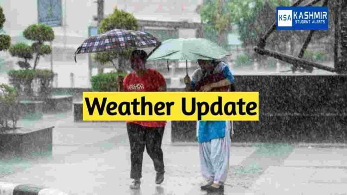 MET Centre Srinagar Releases Weather Advisory for J&K: August 26 - September 3, 2024