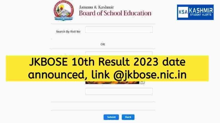 JKBOSE 10th Result (Bi-Annual) Gazette 2023 PDF
