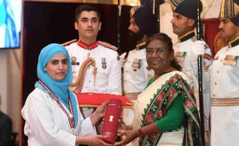SKIMS nurse wins Florence Nightingale Award