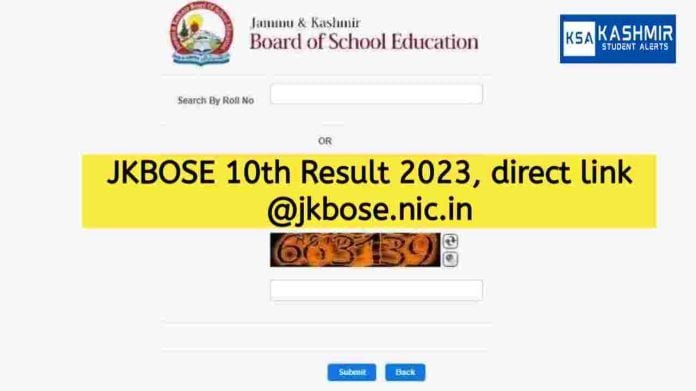 jkbose 10th class result 2023