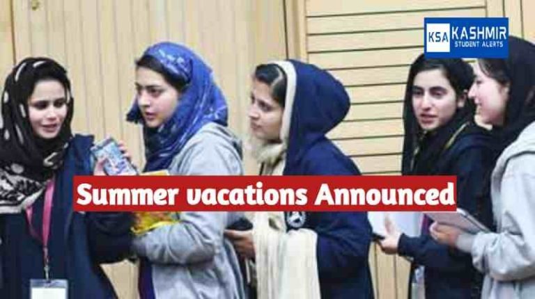 Kashmir: Summer vacation 2023 Announced From this date
