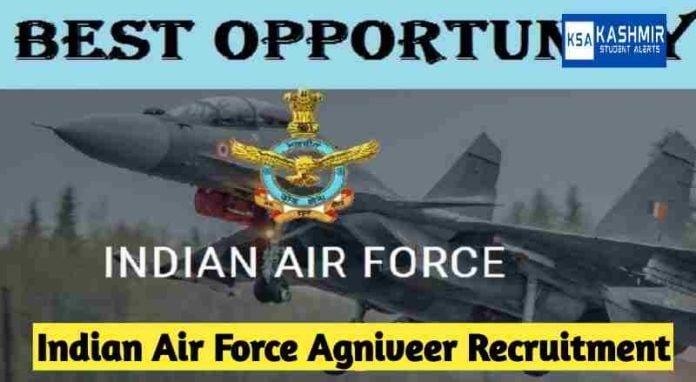 Indian Air Force Agniveer Recruitment 2023, last date, Apply online, eligibility