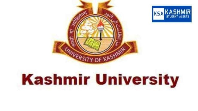 University of Kashmir Fresh Recruitment Notification 2024-25, check details here