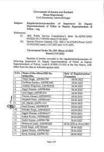 171 Police Officers Promoted As DySPs, check list here