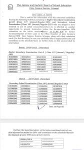 JKBOSE Important UFM Notification