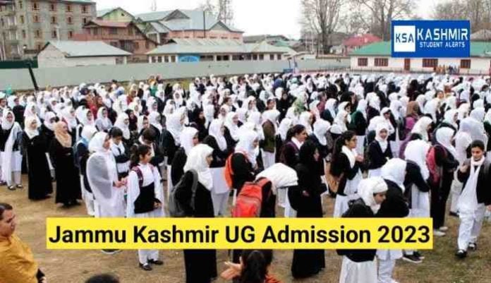 Jammu Kashmir UG Admission 2023