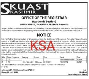 SKUAST Kashmir jobs recruitment 2023, check details 1 SKUAST Kashmir jobs recruitment 2023