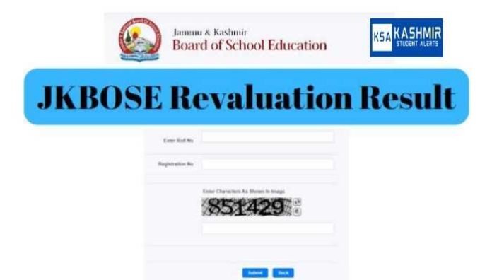 JKBOSE 12th Class Revaluation
