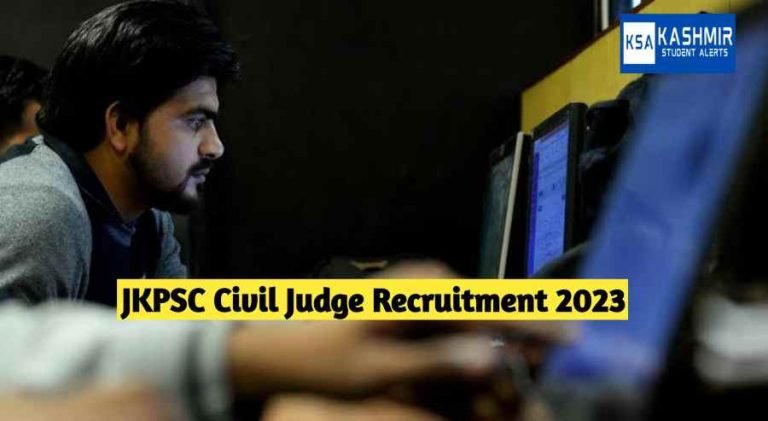 JKPSC Civil Judge Recruitment 2023, know last date, eligibility, application form