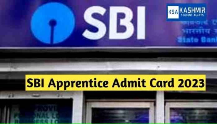 SBI Apprentice Admit Card 2023, download Admit Card/call letter link @sbi.co.in
