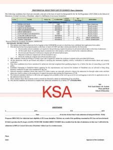 CUK Provisionally selected on the basis of merit for Integrated B.Ed M.Ed Programme (2023-2026) 1 CUK Provisionally selected on the basis of merit for Integrated B. Ed. M. Ed Programme (2023-2026)