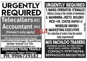 Telecallers/Accountant Jobs Recruitment 2023, Qualification, Apply here