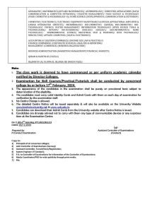 KU Revised 3rd Semester