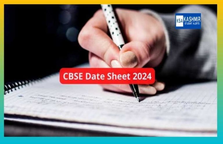 CBSE Class 10 12 Date Sheet 2024 Announcement and Download Instructions