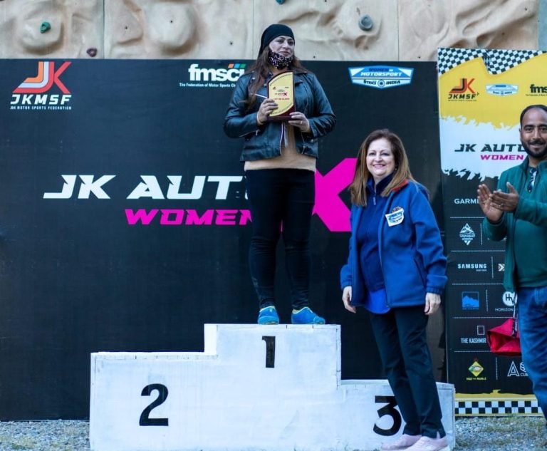 Kashmir’s female car racer etches her name in motorsport history
