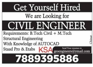 Job Alert: Civil Engineer (Structural) Position Available - Apply Today 5 Job Alert: Civil Engineer (Structural) Position Available - Apply Today