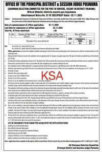 CLASS IV Driver Jobs Recruitment 2023
