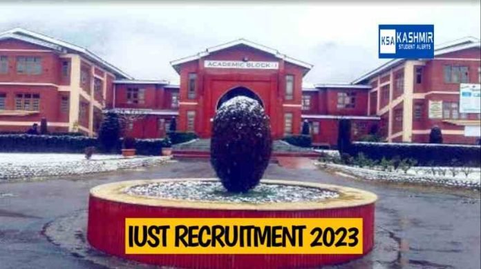 IUST Recruitment 2023 - Postponement of Walk-in Interview Notification 
