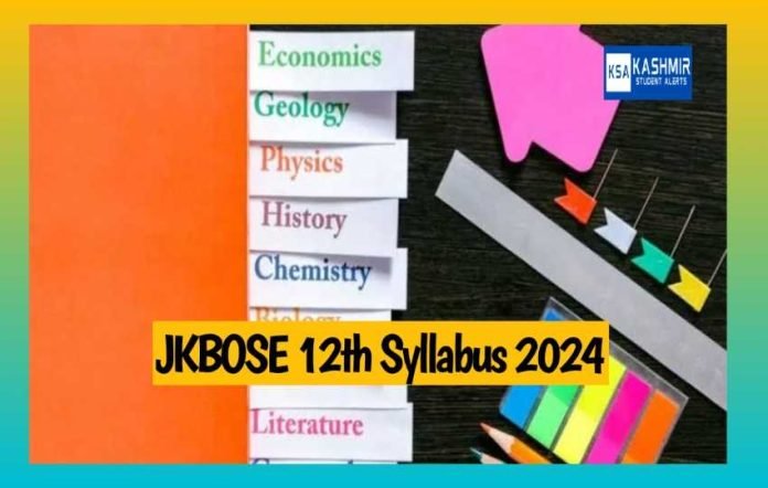 JKBOSE 12th Syllabus 2024