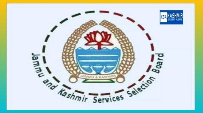 JKSSB Announces Document Verification for Various Posts