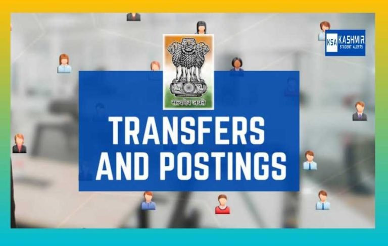 SED Orders Major Reshuffle of Chief Education Officers Across J&K; New Postings Take Immediate Effect