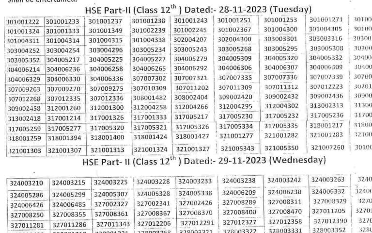 Unfair means/ Misconduct JKBOSE 10th 12th Important Notification 