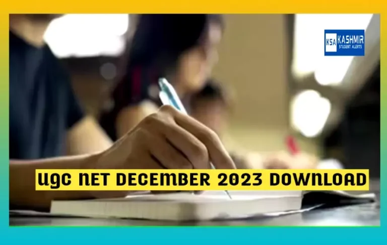 UGC NET December 2023 Download exam city information slip @ugcnet.nta.nic.in