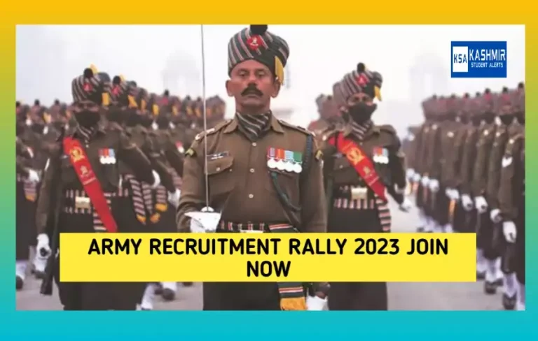 Army Recruitment Rally 2023 Download Admit Card @www.joinindianarmy.nic.in