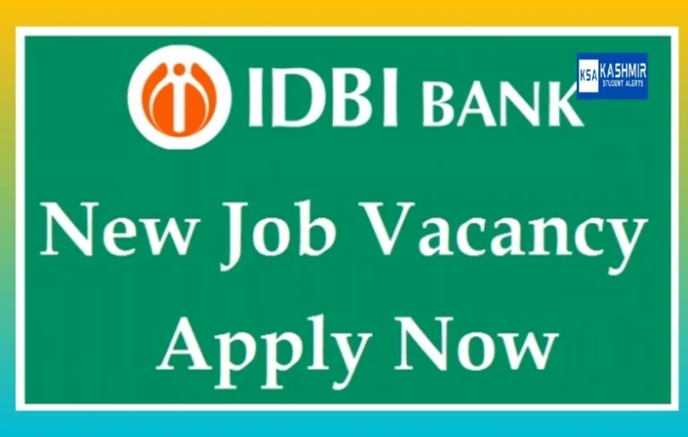 IDBI Recruitment 2025: Apply for Expert Posts, No Written Test Required