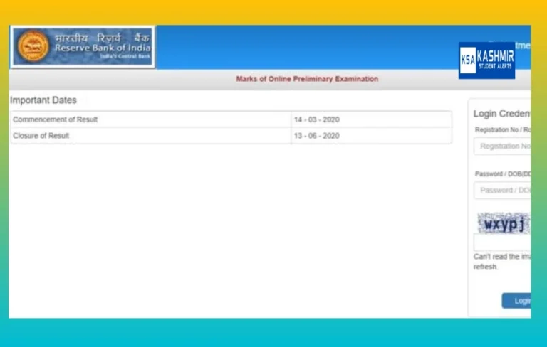 RBI Assistant result 2023, Download Scorecard Direct link here