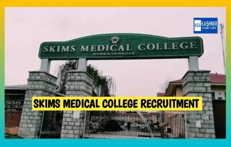 SKIMS Medical College Invites Applications for Senior Resident Roles