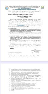 JKBOPEE Admission Notification for M.Sc Technology Courses 2023