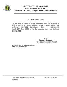 University of Kashmir Important Notification for B.ed Students, Check Here 8 University of Kashmir Important Notification for B.ed Students, Check Here