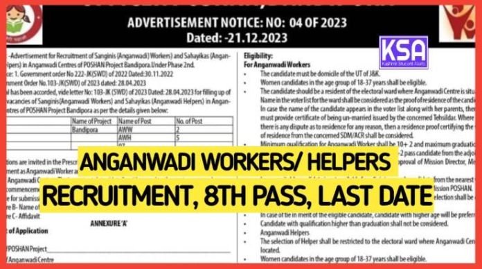 Anganwadi Recruitment