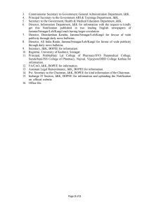 JKBOPEE Announces Mop-Up Round for B. Pharmacy Admission 2023