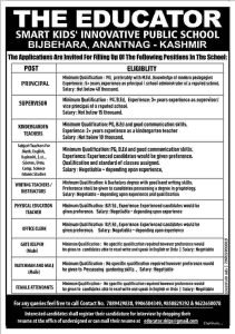 Smart Kids' Innovative Public School Jobs Recruitment 2023 1 Smart Kids' Innovative Public School Jobs Recruitment 2023