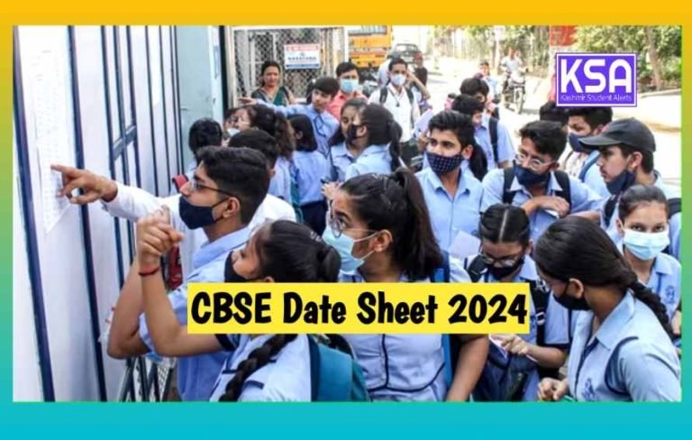 CBSE Date Sheet 2024: Download 10th 12th Date sheet, Time Table @cbse.gov.in
