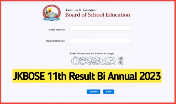 JKBOSE 11th Class Result Bi-Annual / Private 2023 Download Gazette Pdf