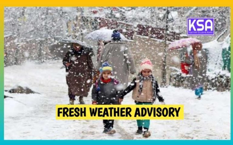 JK Fresh Weather Advisory, know here