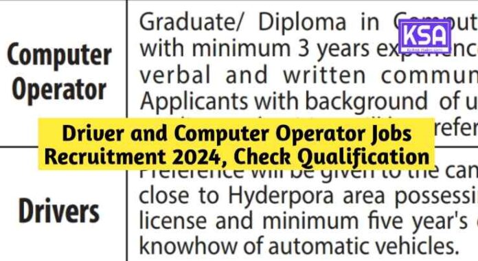 Driver And Computer Operator Jobs Recruitment 2024 Check Qualification   IMG COM 202402291204527570 696x380 