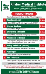 Khyber Medical Institute Srinagar