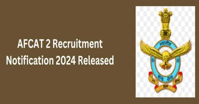 AFCAT 2 Recruitment 2024