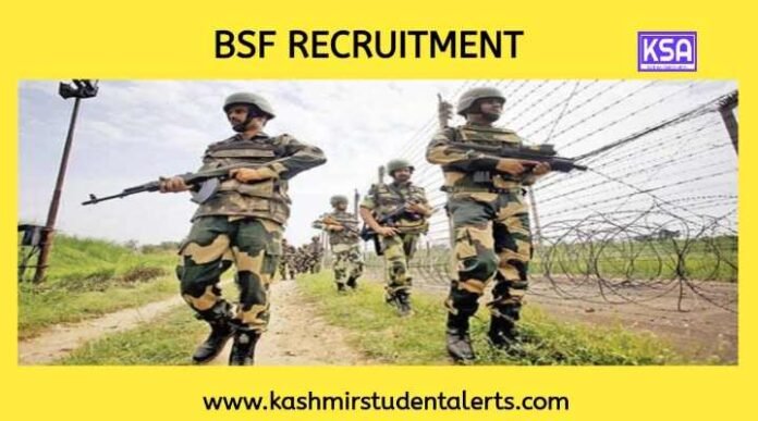 BSF Constable GD Recruitment 2025: Apply Online for 391 Posts – 10th Pass Eligible